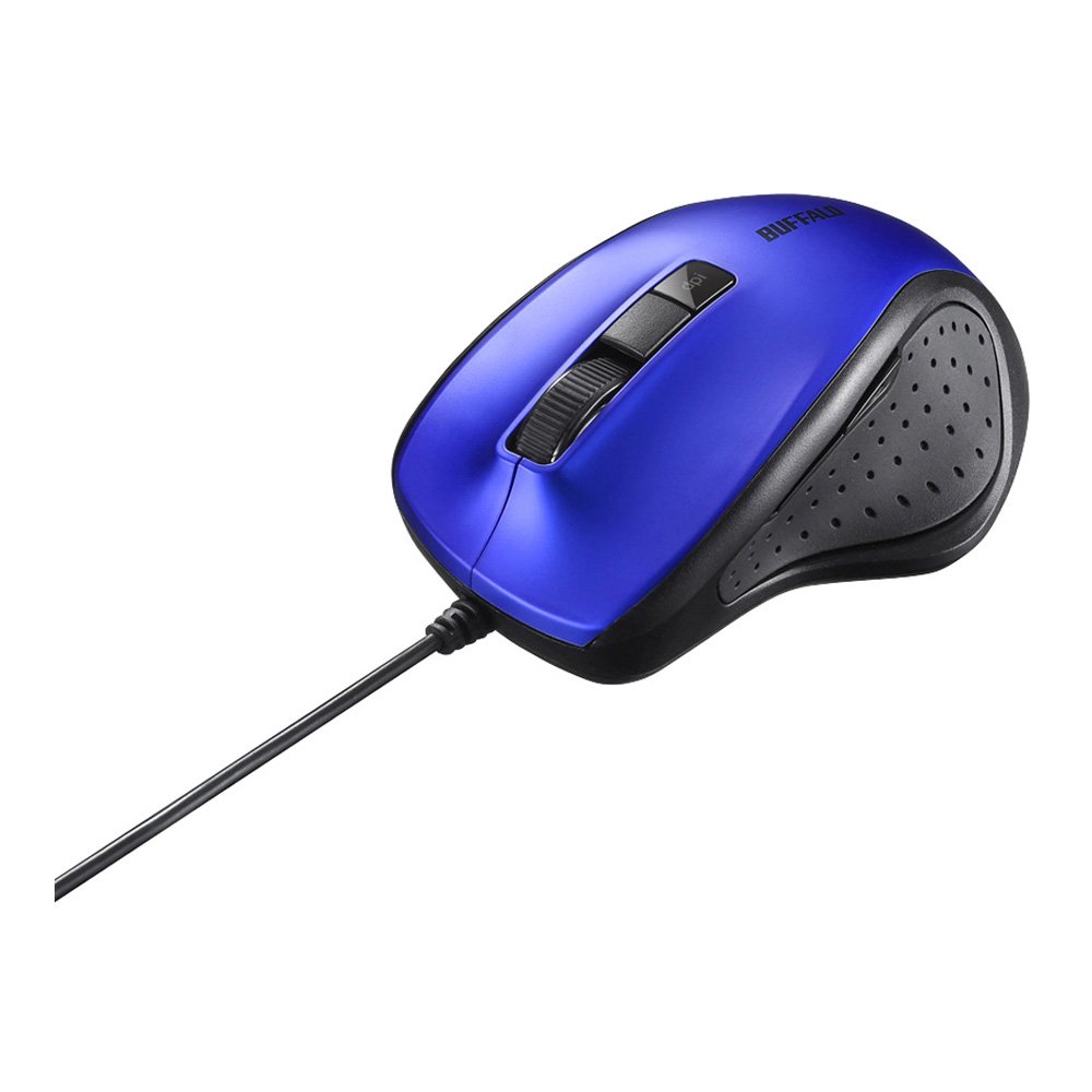 Amazon.com: BUFFALO BSMBU308BL Wired BlueLED Silent 5-Button Mouse